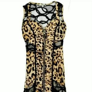 Leapord Print Party Dress